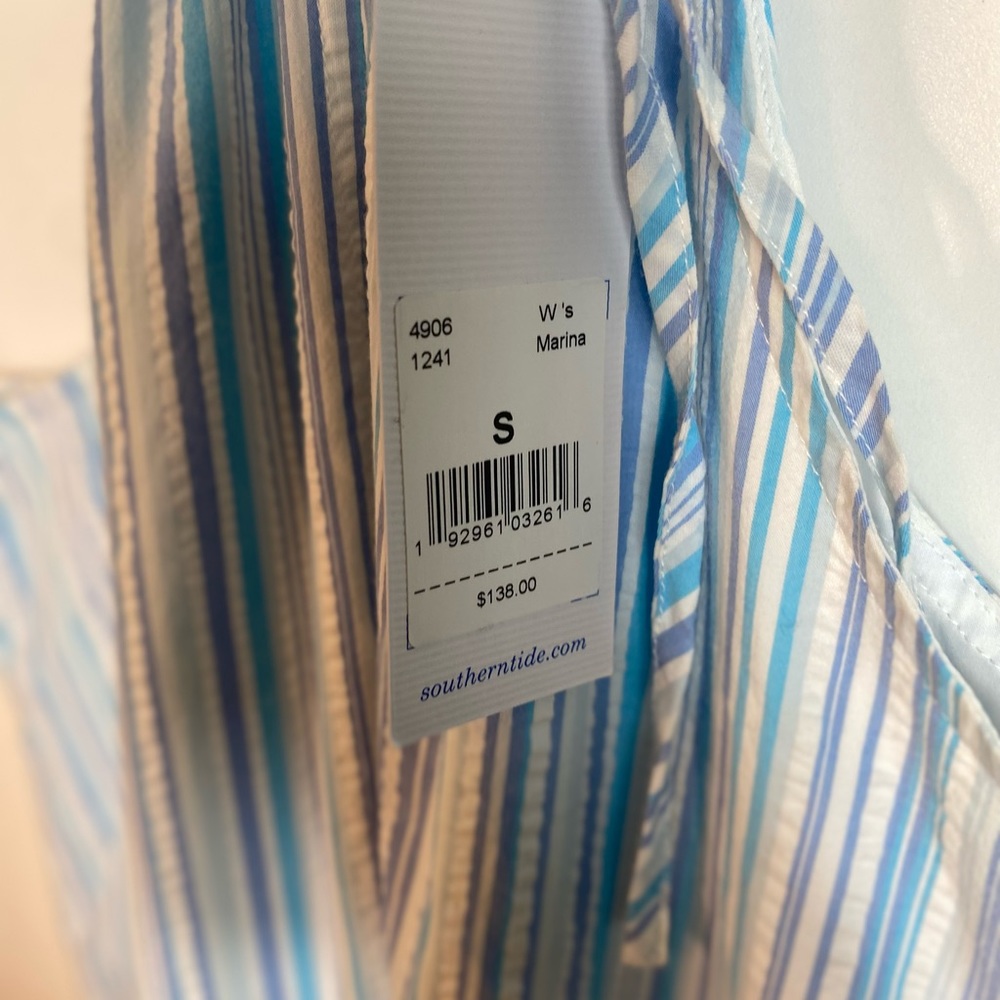 #426 Southern Tide Ivette Striped Dress size S NWT - Picture 8 of 11